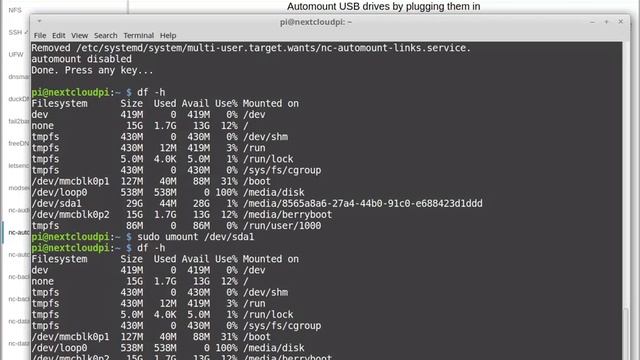 NextCloudPi how to Enable Automatic External Drive Mounting with NextCloudPi WEB смотреть онлайн