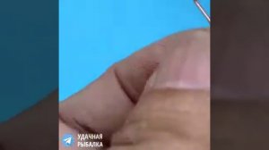 Сомодельная застежка для рыбалки из скрепки ? ???