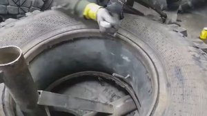 Способ обдирки колёс на вездеходы