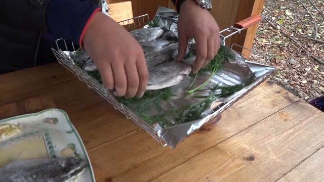 ФОРЕЛЬ НА МАНГАЛЕ (ШАШЛЫК)