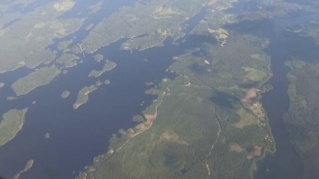 Летим над Финляндией в Куопио! смотреть онлайн