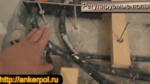 Анкер для регулируемого пола - технология