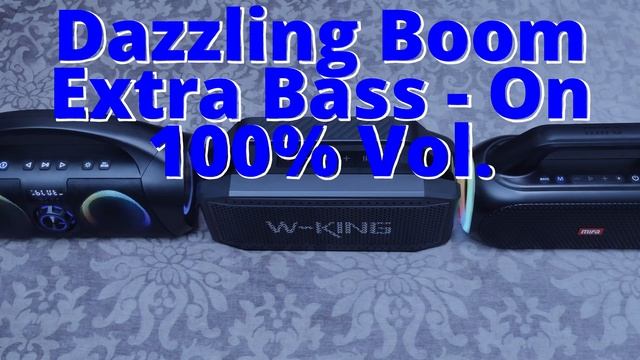 Dazzling Boom VS W King D9-1 VS Mifa Wildbox - 60W Outdoor Party Speaker Comparisons смотреть онлайн