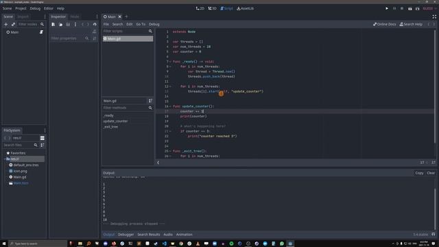 How to use a Mutex when Multithreading in Godot смотреть онлайн