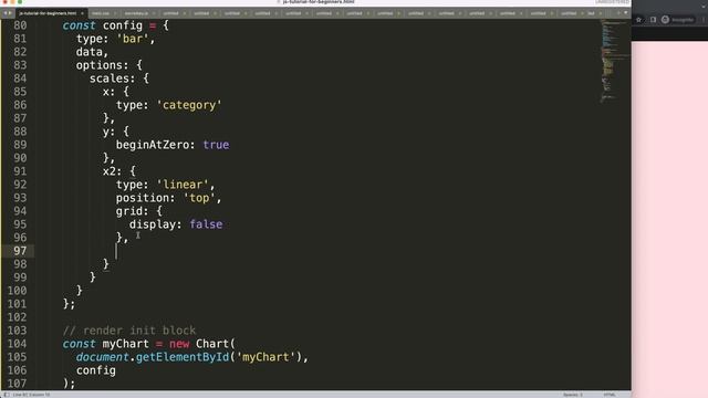 How to Add Second X Scale in Chart JS смотреть онлайн