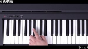 Yamaha雅马哈electric piano电钢琴p48B功能介绍1：面板介绍