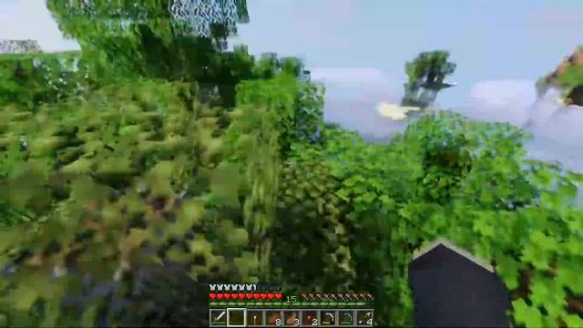 построили САМОЛЕТ В МАЙНКРАФТ!!! БЕЗ МОДОВ!!! (выживание) серия 4 смотреть онлайн