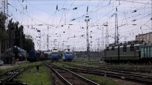 Смена электровозов ЭП1М-645 на ЭП1М-456