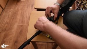 Устанавливаем лазерный целеуказатель и фонарик Kalashnikov TG2.