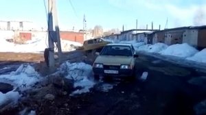 Гусеничная Ока первый выезд