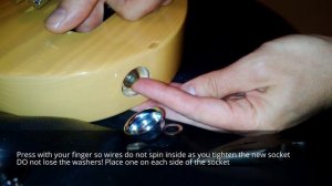 Replacing Squier Classic Vibe Telecaster output jack