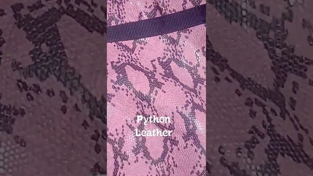 python leather