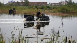 Болотоход и вездеход "Охотник" ДВС 18 л.с.