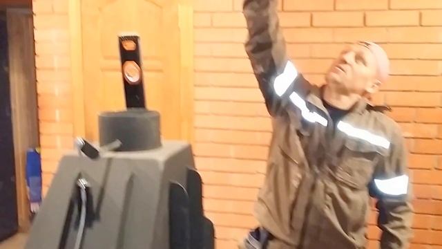 Колпаковая печь с камином, для дома с быстрым прогревом от камина смотреть онлайн