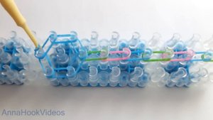 Фигурка ВОЛШЕБНАЯ ПАЛОЧКА из резинок на станке. Как сплести из резинок rainbow loom bands