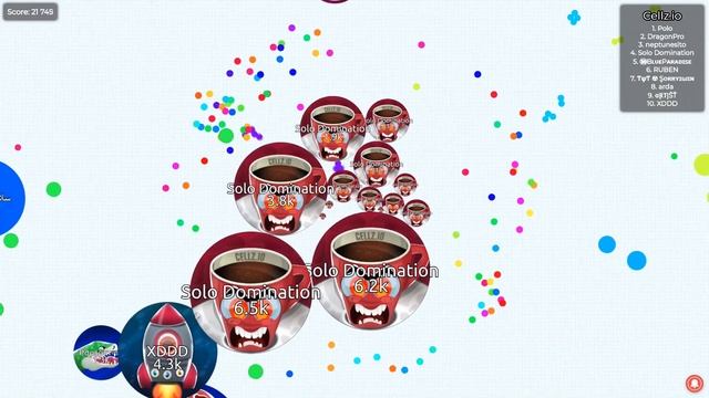 LEGENDARY PUSHSPLIT IN CELLZ.IO! INSANE SOLO GAMEPLAY ( Game like Agar.io ) смотреть онлайн