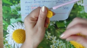 Часть 1. Мастер-класс Игольница "Ромашка" вязание крючком от Кристины? ??