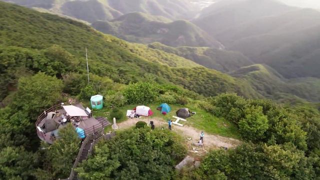 진악산 백패킹(일몰과 일출/운해)과 적벽강 소개 - 드론촬영