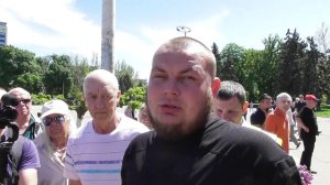 Интервью у главаря ультра-правой банды "Уличный фронт" Демьяна Ганула  (Одесса, 2 мая 2018)
