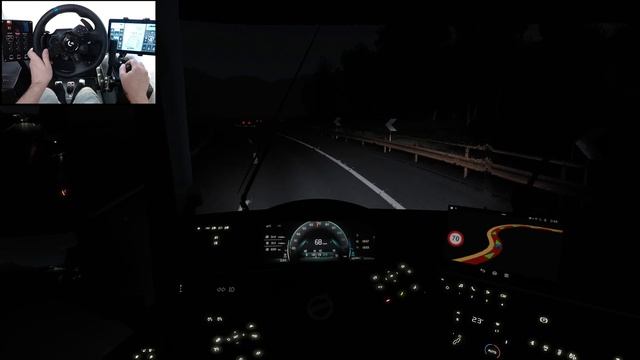 Realistic driving on Volvo FH | Euro Truck Simulator 2 | Logitech g923 [4k] смотреть онлайн