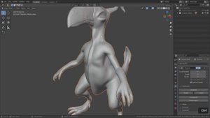 Скульптинг в Blender Полный рабочий процесс создания сущест