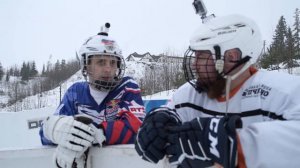 Скоростной спуск на коньках или REDBULL IceCROSS.