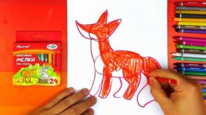 Как нарисовать ЛИСУ - уроки рисования для детей