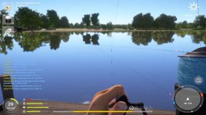 # 🐠РУССКАЯ РЫБАЛКА 4# 🐠#порыбачим #🐠#оз. Янтарное#🐠КАРПОВАЯ ТОЧКА 40-133🐠БЕЗ ПВА🐠УЛОВ ЗА ЧАС