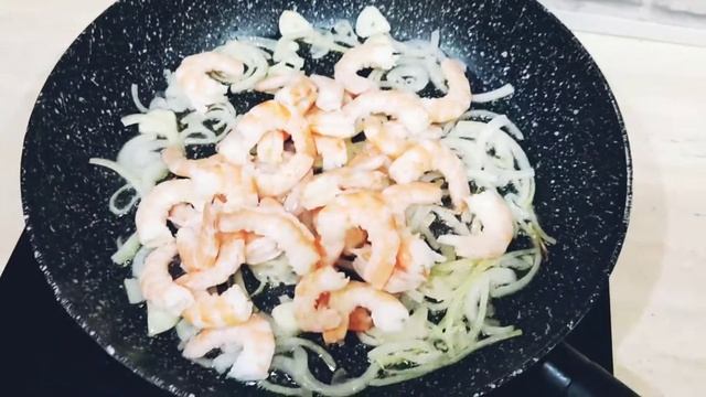 это ОЧЕНЬ ВКУСНО | как приготовить пасту с креветками | паста в сливочном соусе рецепт смотреть онлайн