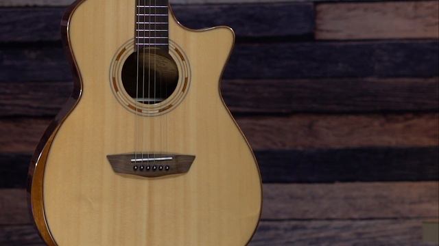 Acoustic Guitar Rundown Washburn Comfort G70SCE смотреть онлайн