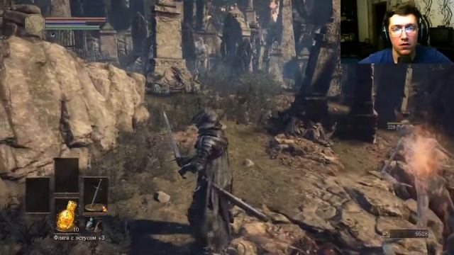 Dark Souls3 #10- Зашли в храм чтобы грехи отпустить!А тут как давай кадилом фигачить!!!!(Приколы)