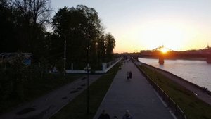 "Визитная карточка" города Твери с камеры квадрокоптера