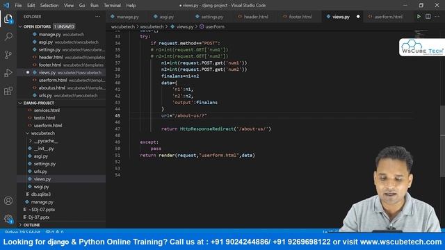 Python Django Course | Learn Python Django Full Tutorial for Beginners