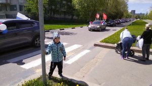 Автопробег в честь Дня Победы в Богородском. 9 мая