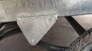 Оцинкованный усиленный прицеп Урса, Ursa производитель в Запорожье 2.5х1.5 двух осник, две оси.