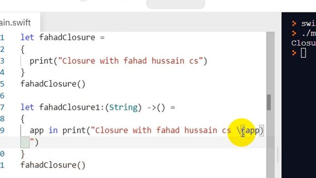 Tutorial 11: Closure in Swift | Parameter and return type in Closure | Closure vs Function in swift
