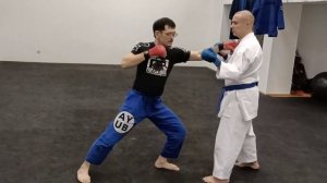 СВЯЗКИ - УДАРЫ РУКАМИ И НОГАМИ В КАРАТЭ |Уэда Масару