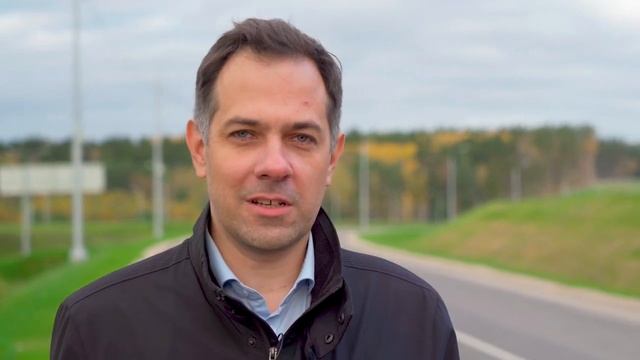 Рабочий выезд компании "ВТМ дорпроект" на Северный обход г. Калуги.