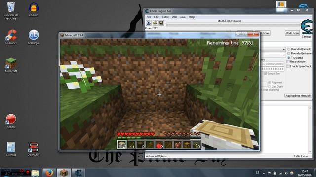 Minecraft Infinite items Cheat engine смотреть онлайн
