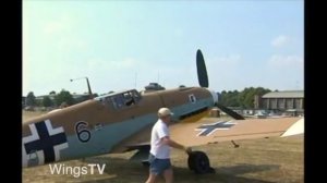 Starting a Messerschmitt 109