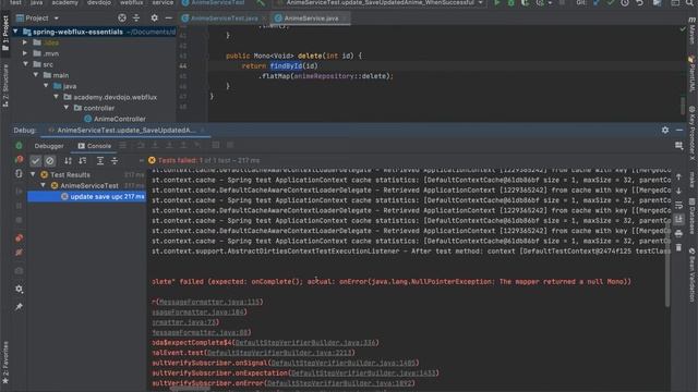 Spring WebFlux Essentials 16 - Unit Test Service pt 04 смотреть онлайн