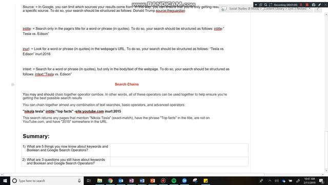 Keywords, Boolean Operators, and Google Search Operators смотреть онлайн