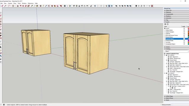 Creating an Exploded Model View in SketchUp - SketchUp Quick Tips смотреть онлайн