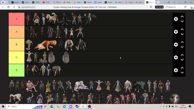 Fear & Hunger Termina Enemy Tier List смотреть онлайн
