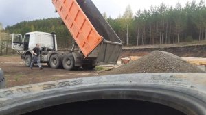 21.5 тонны опгс выгружаем  маз колхозник