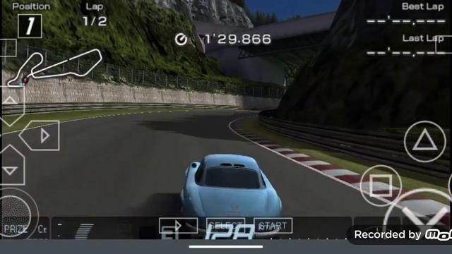 Гран Туризмо PSP Мерцедеc-Бенц 300SL Купе Геймплей