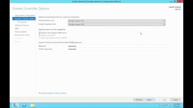 Creating a new Active Directory domain in Windows Server 2012 смотреть онлайн