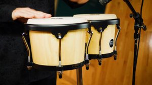 Headliner Series Wood Bongos - Natural - HB100NT