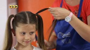 Прическа для девочки Фонарик. Мамина школа. ТСВ
