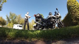 Как закрепить сумку на мотоцикле